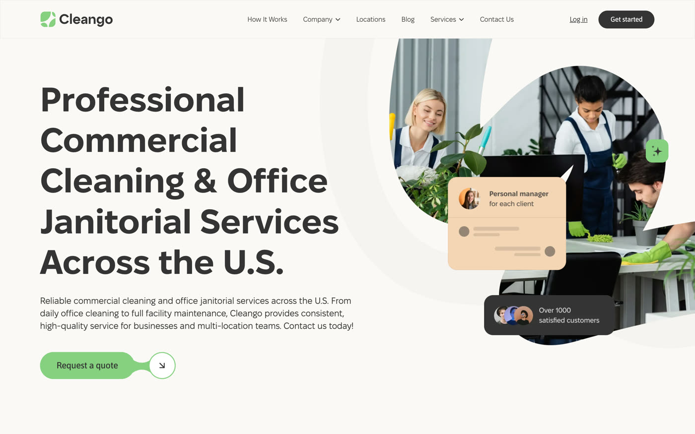 The Cleango home page