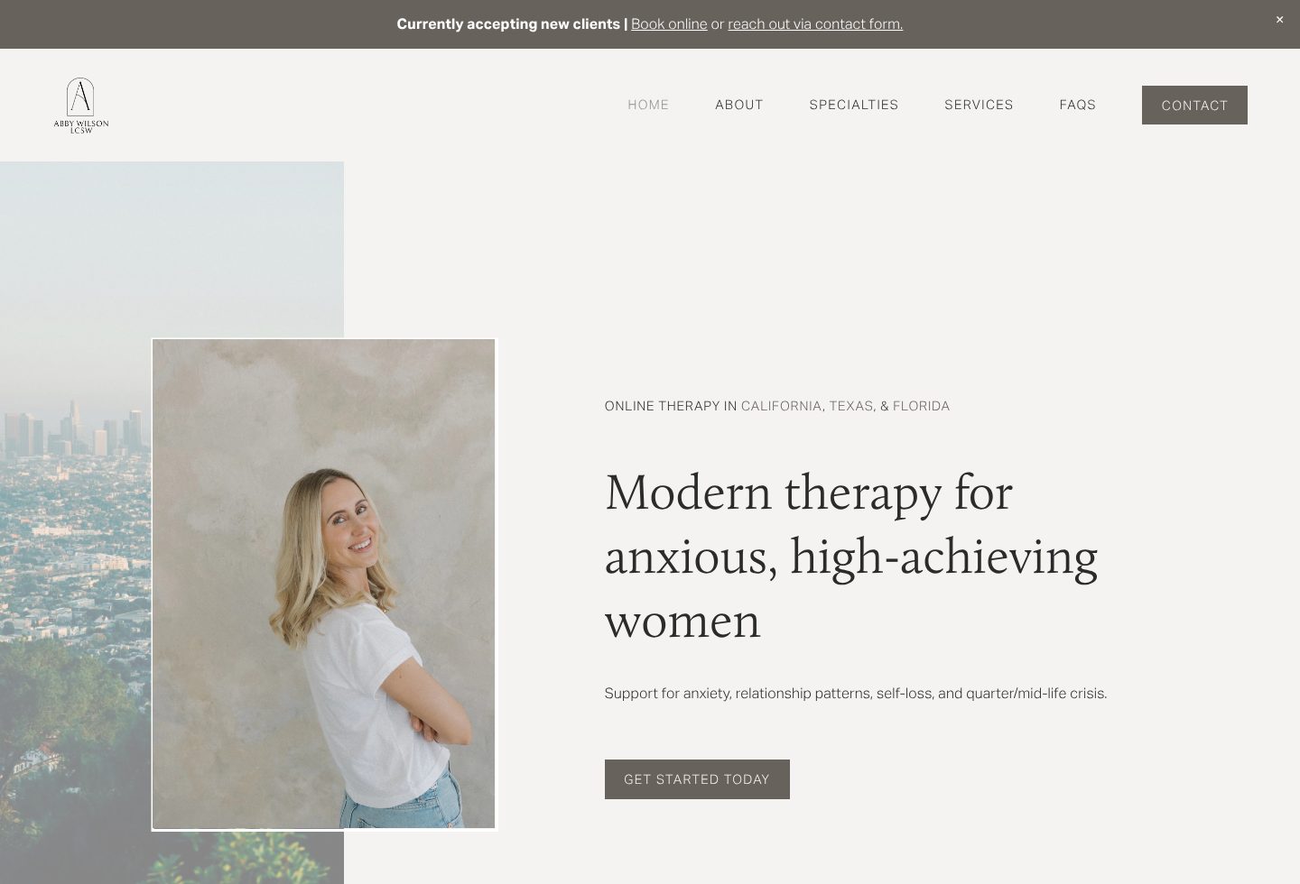 Whom you help, and the first step, on the Abby Wilson website