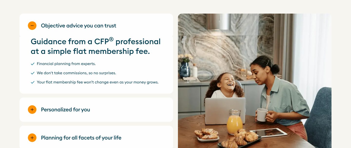 How fees work, on the Facet website