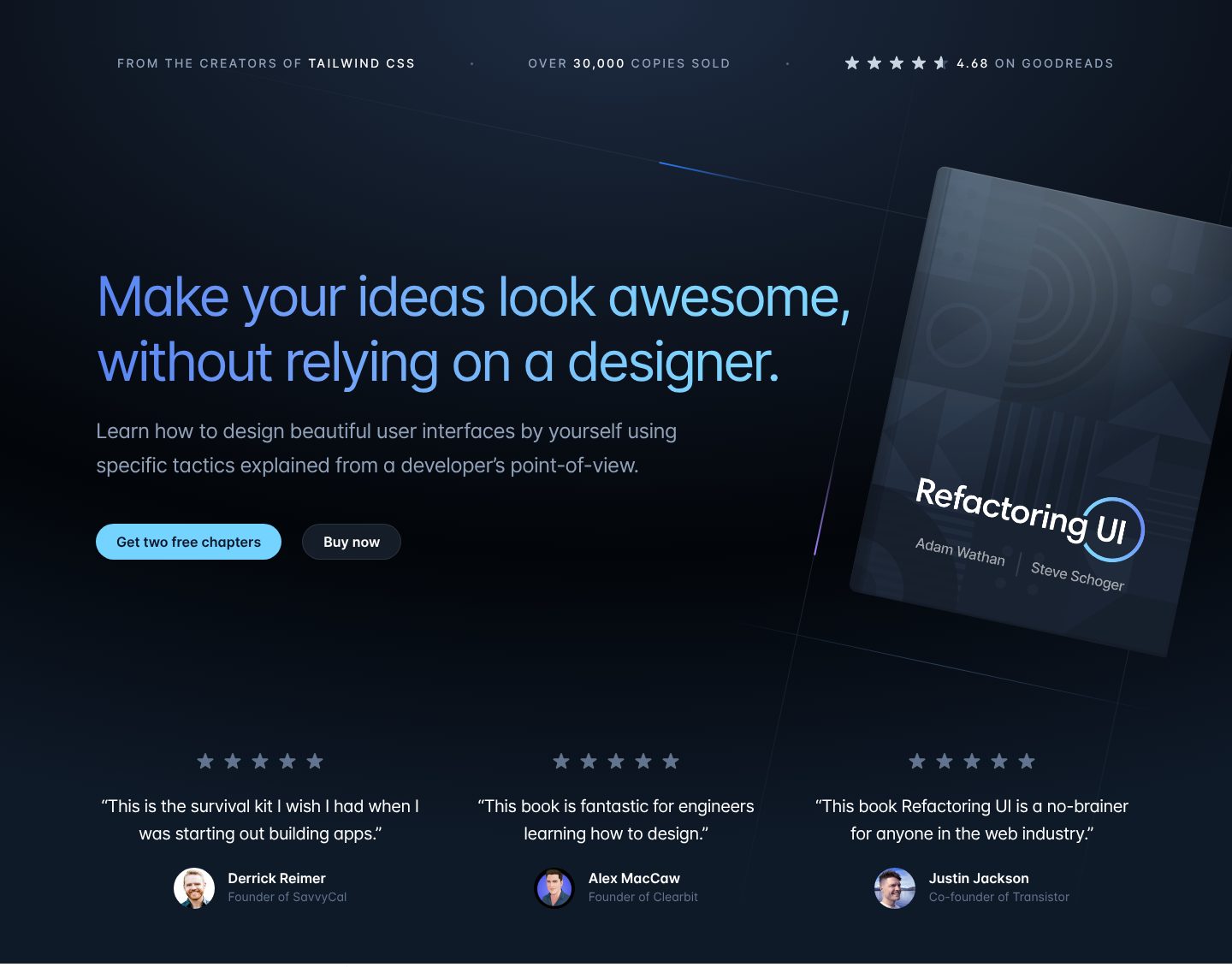 The promise, on the Refactoring UI website